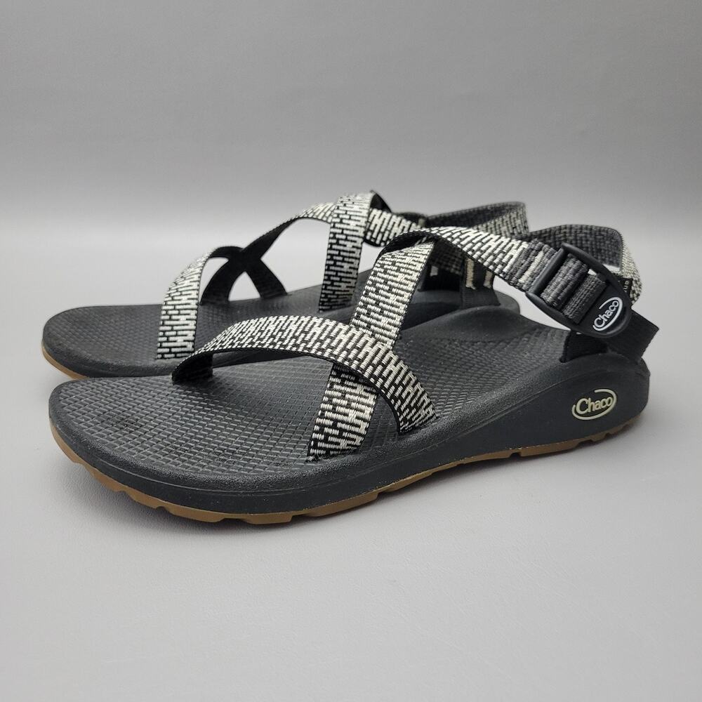 CHACO Z/Cloud Black and White Classic Outdoor Womens Sandals Size 10